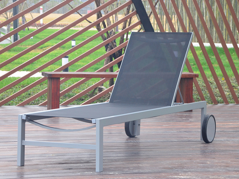 Buiten Strand Leisure Lounge met wielen YQ-TB-445A