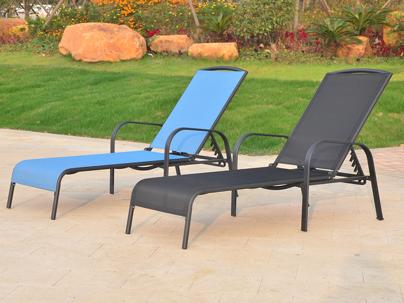 Langende zonnestaan ​​zwembad Chaise Lounge YQ-TB-515