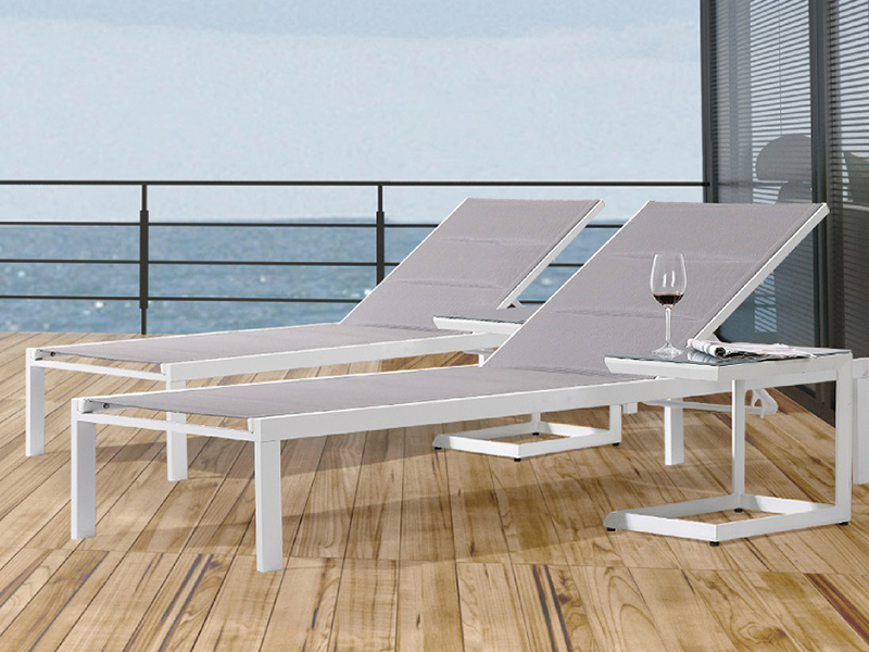 Aluminium lounge stoel, knock-down lounge, buitenstoel YQ-TB-545