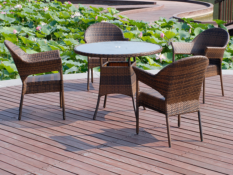 Rattan dinerset YQR-231